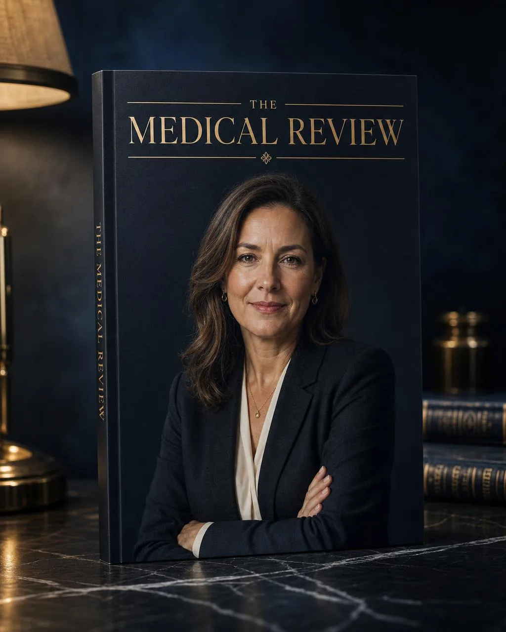 Physician featured on an editorial magazine cover